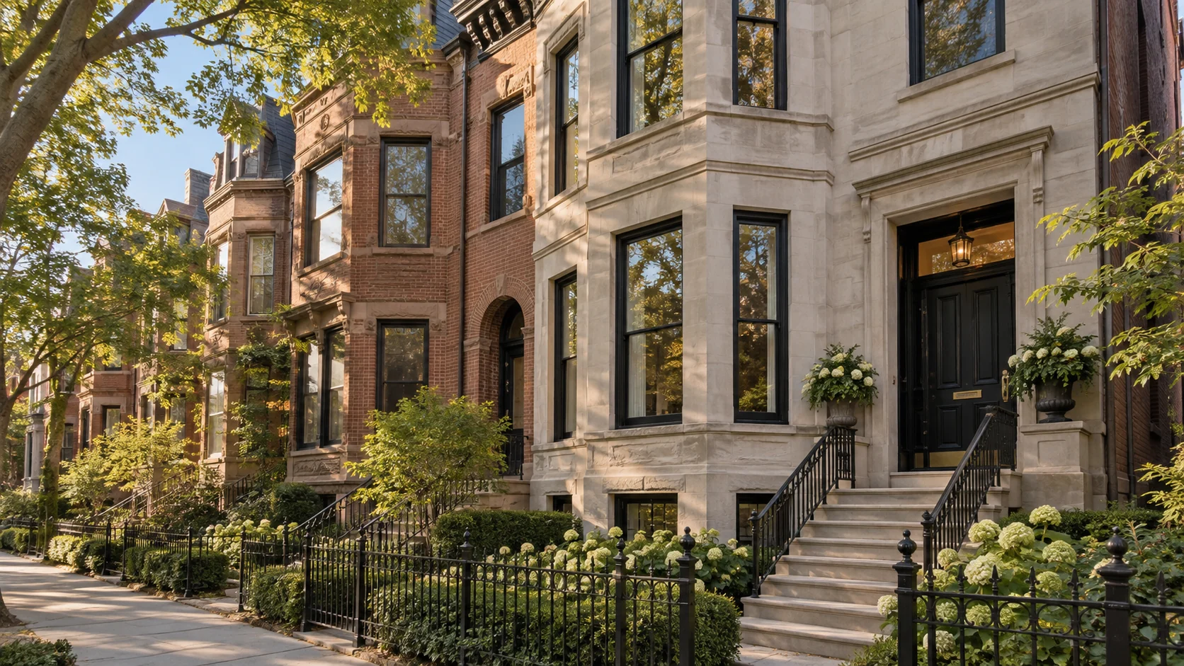 Illustrative Chicago luxury residential architecture