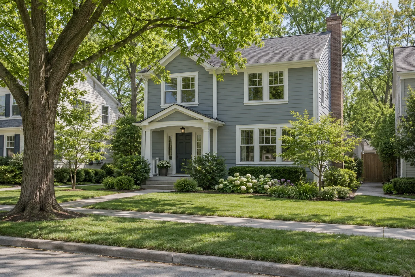 Generated illustration of an imagined residential setting for the Wilmette resource